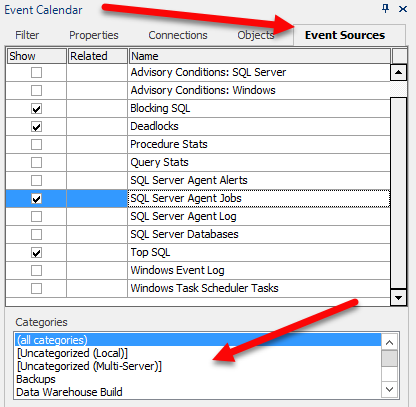 Event Source filter for Event Calendar